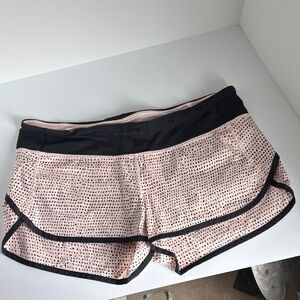 lululemon athletica Pink Dotted Athletic Shorts